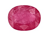 5.50ct Mozambique Ruby 12.6x10mm Oval
