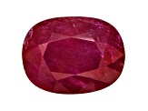 Ruby 8x6mm Oval Mixed Step Cut 1.50ct