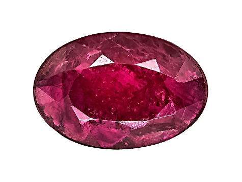 Ruby 6x4mm Oval Mixed Step Cut .30ct