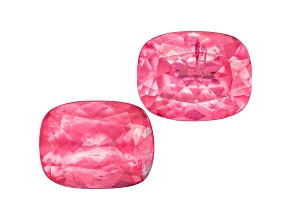 Rhodochrosite 9x7mm Rectangular Cushion Brilliant Cut Matched Pair 4.85ctw