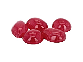 Picture of Rhodonite Mixed Shape Cabochon Set of 5 15.98ctw