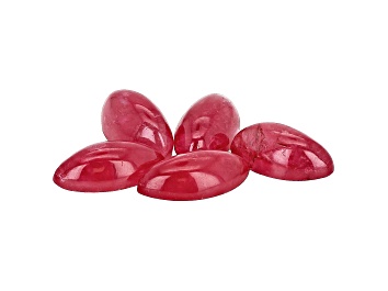 Picture of Rhodonite Marquise Cabochon Set of 5 8.75ctw