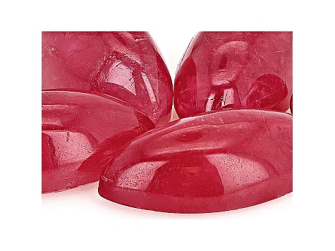 Rhodonite Marquise Cabochon Set of 5 8.75ctw