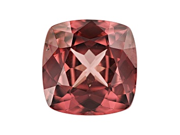 Picture of Red Zircon 9.3mm Square Cushion 4.23ct