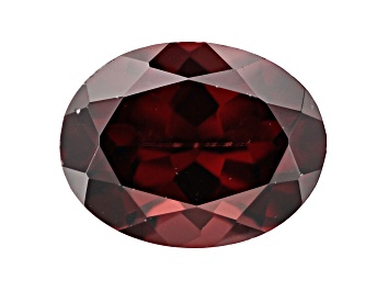 Picture of Red Zircon 9x7mm Oval 2.50ct