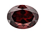 Red Zircon 9x7mm Oval 2.50ct