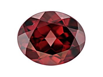 Picture of Red Zircon 10x8mm Oval 3.40ct