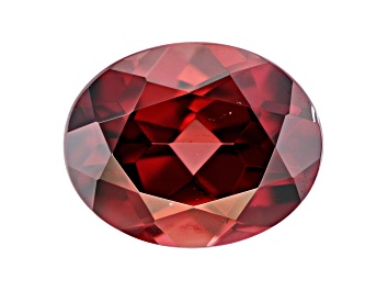 Picture of Red Zircon 10x8mm Oval 4.00ct