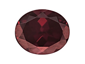 Red Zircon 12x10mm Oval 6.00ct