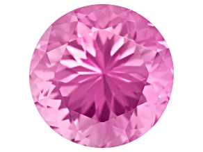 Pink Sapphire Lab Created 8mm Round 2.75ct
