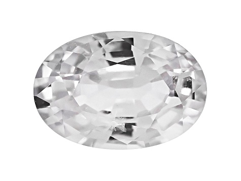 White Sapphire 6x4mm Oval .50ct
