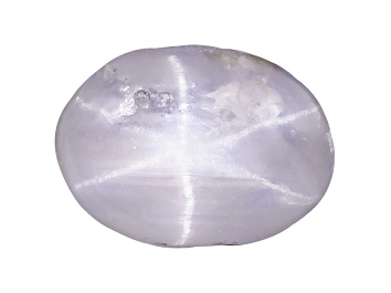 Picture of Sapphire Loose Gemstone Gray Star Unheated Oval Cabochon .75ct