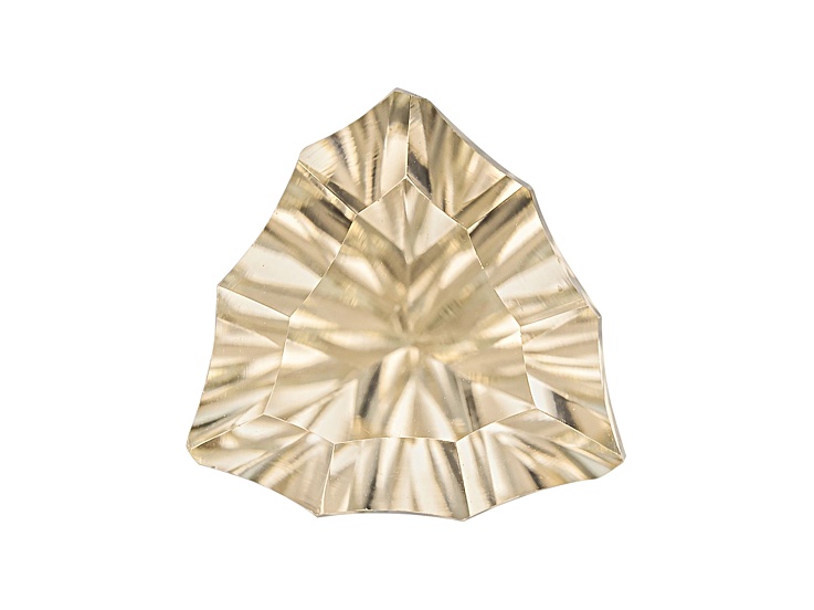 SUNSEA N.M THICKENED MA-1 ケンシロウver size2 Yellow Sunstone 10mm Trillion 2.50ct - SJ008 | JTV