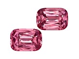 Pink Spinel 9.5x6.5mm Rectangular Cushion Matched Pair 5.04ctw