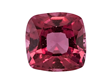 Red Spinel 5mm Square Cushion Mixed Step Cut .60ct