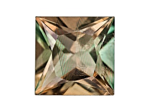 Bi-Color Sunstone 6mm Square Princess Cut .95ct