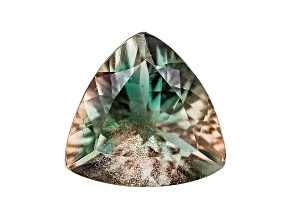 Bi-Color Pastel Sunstone 8mm Trillion 1.20ct
