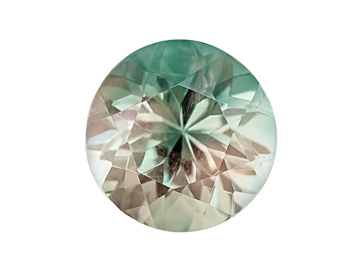Bi-Color Pastel Sunstone 6mm Round .55ct