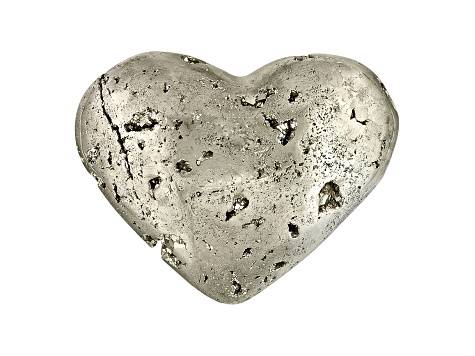 Pyrite Mineral Specimen Medium Heart Shape