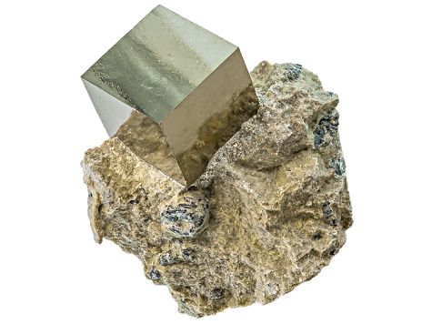 Pyrite Mineral Specimen Small Assembled Cube