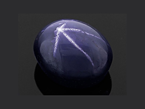 Sapphire Blue Star 12x10mm Oval Cabochon 7.75ct