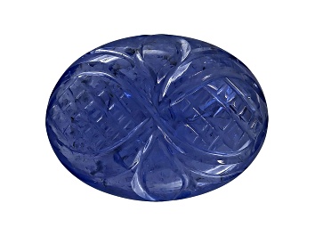 Picture of Tanzanite Oval Cabochon Carved 6.00ct