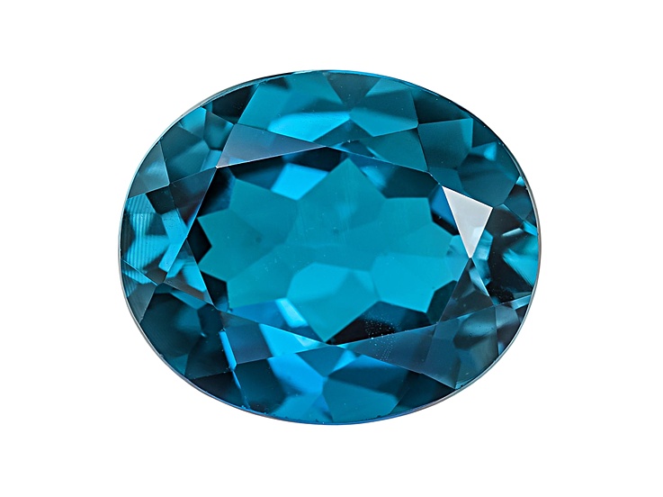 最新エルメス Oval 12x10 Topaz Blue London 4.75ct JTV | TO021 - アクセサリー