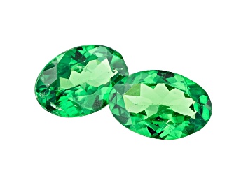 Picture of Tsavorite Matched Pair 6x4mm ovals 0.90ctw