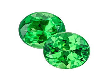 Picture of Tsavorite Matched Pair 5x4mm ovals 0.90ctw