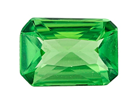 Tanzanian tsavorite garnet minimum 0.60ct 6.5x4.5mm rectangular octagonal radiant cut