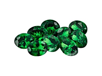 Picture of Tsavorite 5x4mm Ovals Set of 9 3.18ctw