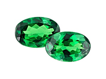 Picture of Tsavorite Matched Pair 6.5x4.5mm Oval 1.08ctw