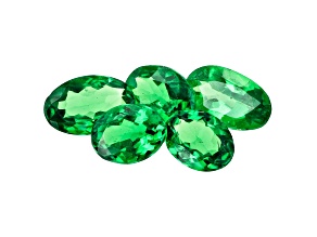 Tsavorite Garnet Set of 5 1.59ctw