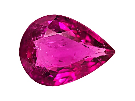 Tourmaline Rubellite Untreated 9x7mm Pear Shape 1.25ct