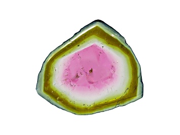 Picture of Watermelon Tourmaline Free Form Slice 3.00ct