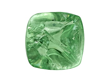 Picture of Garnet Mint Grossular Fluorescent 7x7mm Square Cushion Sugarloaf cut 2.00ct