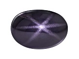 Black Spinel Star 13.54x9.59x9.07mm Oval Cabochon 10.95ct