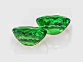 Garnet Tsavorite 9x6.2mm Oval Matched Pair 4.03ctw