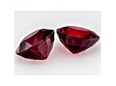 Ruby 6mm Round Matched Pair 2.13ctw