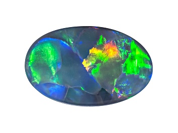 Picture of Black Opal 11.5x7mm Oval Cabochon 1.57ct
