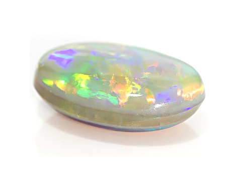 Black Opal 11.67x8.09mm Oval Cabochon 2.50ct