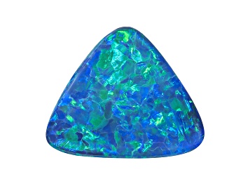 Picture of Black Opal 12.26x10.17mm Triangle Cabochon 2.60ct