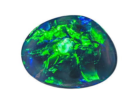 Black Opal 11.19x8.59mm Free Form Cabochon 2.60ct