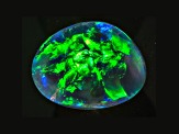 Black Opal 11.19x8.59mm Free Form Cabochon 2.60ct