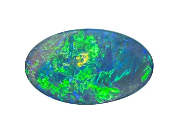 Picture of Black Opal 14.51x8.63mm Oval Cabochon 3.05ct