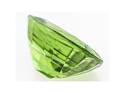 Peridot 14.6x10.8mm Oval Mixed Step Cut 7.91ct