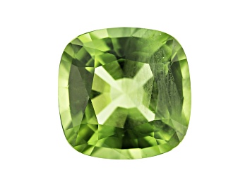 Picture of Peridot 11mm Square Cushion Mixed Step Cut 5.34ct