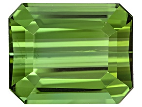 Green Tourmaline 11x9mm Emerald Cut 5.25ct
