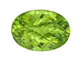 Peridot 16.8x12mm Oval Mixed Step Cut 10.41ct