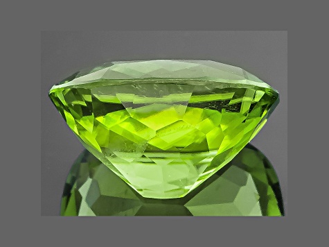 Peridot 11.9x9.9mm Rectangular Cushion Mixed Step Cut 5.66ct